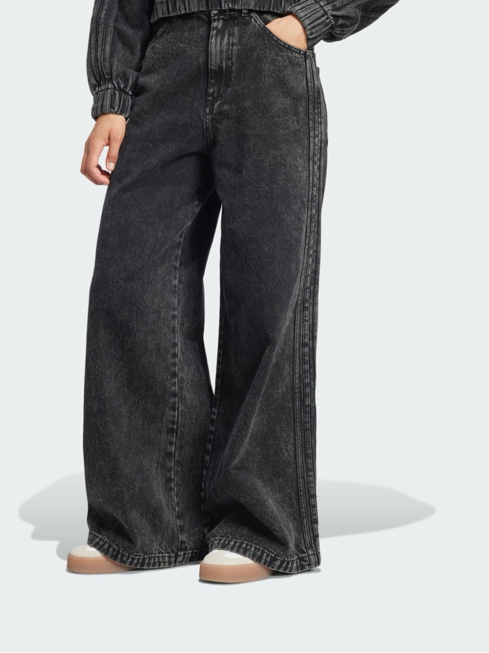 Adidas Originals Premium Essentials Wide Leg Denim Pants